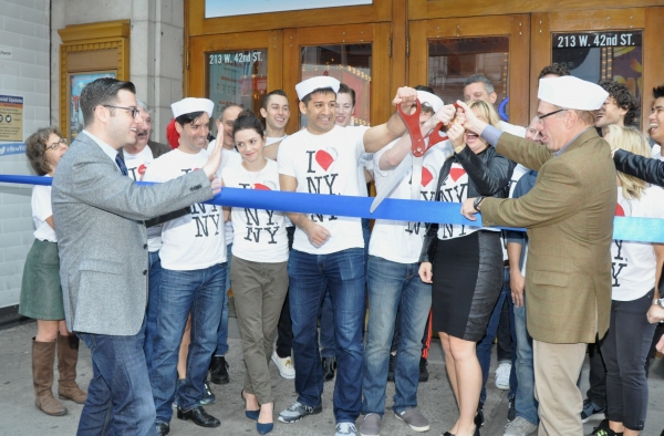 Photo Coverage: ON THE TOWN Company Cuts the Ribbon at the New Lyric Theatre! Image