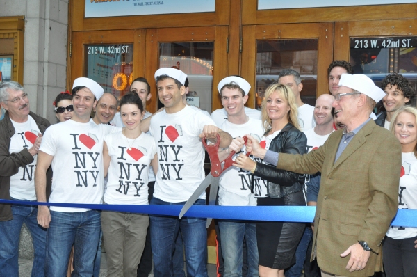 Photo Coverage: ON THE TOWN Company Cuts the Ribbon at the New Lyric Theatre! Image