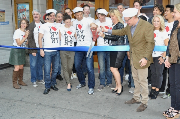Photo Coverage: ON THE TOWN Company Cuts the Ribbon at the New Lyric Theatre! Image