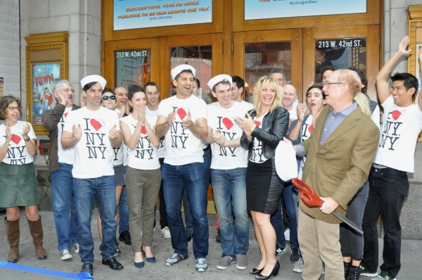 Photo Coverage: ON THE TOWN Company Cuts the Ribbon at the New Lyric Theatre! Image