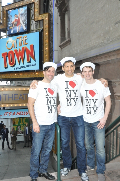 Photo Coverage: ON THE TOWN Company Cuts the Ribbon at the New Lyric Theatre! Image