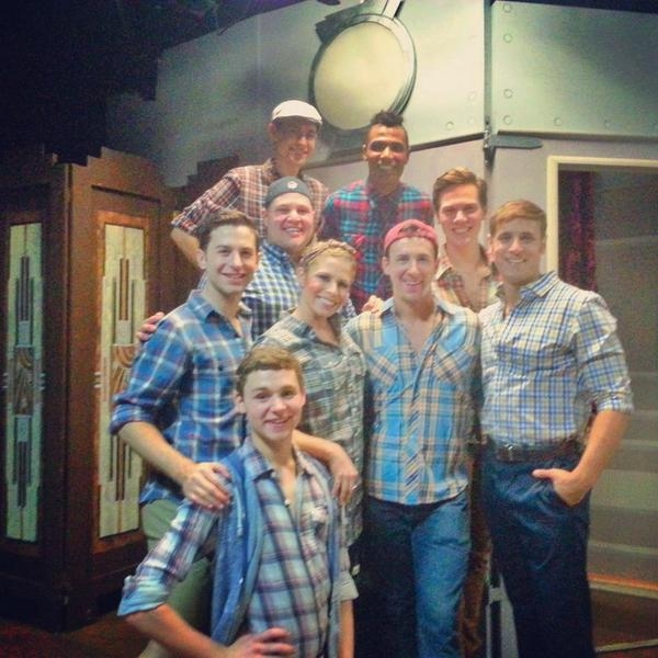 Photo Flash: Saturday Intermission Pics, September 20 - HOLIDAY INN Wishes ON THE TOWN a Happy First Preview, and More Image