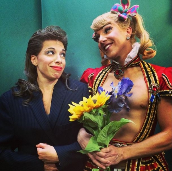 Photo Flash: Saturday Intermission Pics, September 20 - HOLIDAY INN Wishes ON THE TOWN a Happy First Preview, and More Image