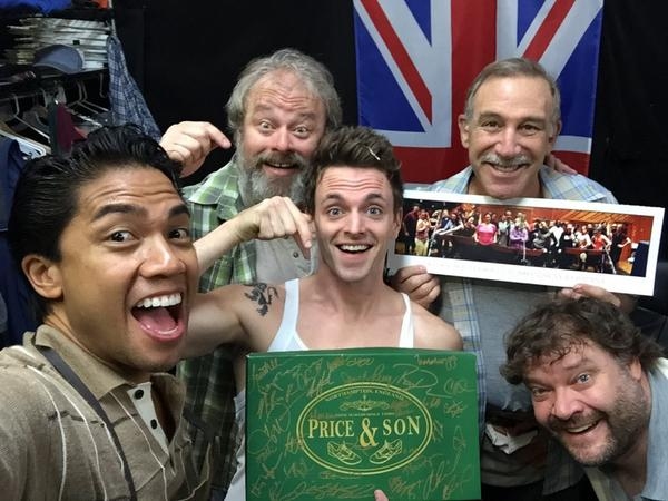Photo Flash: Saturday Intermission Pics, September 20 - HOLIDAY INN Wishes ON THE TOWN a Happy First Preview, and More Image