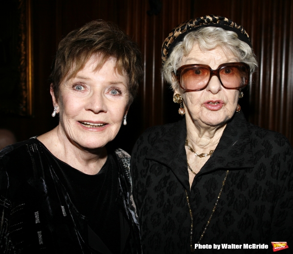 Polly Bergen & Elaine Stritch.attending the Primary Stages 23rd Anniversary Gala.hono Photo