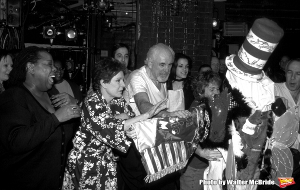 Carol Woods, Polly Bergen, Jack Aranson  during the Gypsy Robe Ceremony honoring Roxa Photo