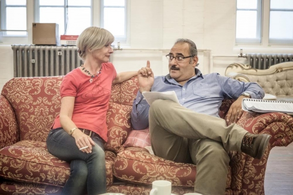 Photo Flash: In Rehearsal for EAST IS EAST at Trafalgar Studios Image