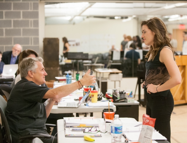 Photo Flash: In Rehearsal with Charlie Pollock, Mary Kate Morrissey and More for Signature Theatre's ELMER GANTRY Image