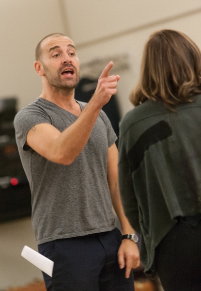 Photo Flash: In Rehearsal with Charlie Pollock, Mary Kate Morrissey and More for Signature Theatre's ELMER GANTRY 