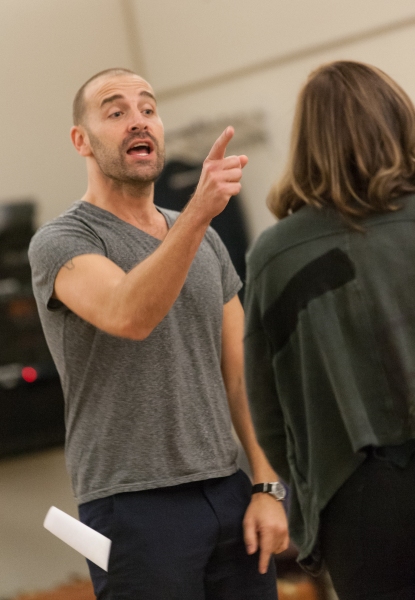 Photo Flash: In Rehearsal with Charlie Pollock, Mary Kate Morrissey and More for Signature Theatre's ELMER GANTRY Image