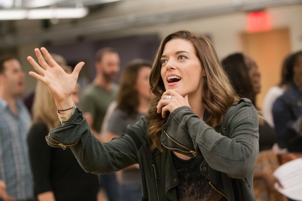 Photo Flash: In Rehearsal with Charlie Pollock, Mary Kate Morrissey and More for Signature Theatre's ELMER GANTRY Image