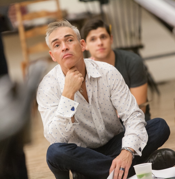 Photo Flash: In Rehearsal with Charlie Pollock, Mary Kate Morrissey and More for Signature Theatre's ELMER GANTRY Image