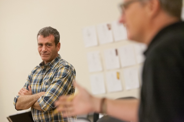 Photo Flash: In Rehearsal with Charlie Pollock, Mary Kate Morrissey and More for Signature Theatre's ELMER GANTRY Image
