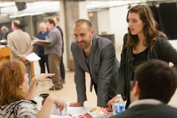 Photo Flash: In Rehearsal with Charlie Pollock, Mary Kate Morrissey and More for Signature Theatre's ELMER GANTRY Image
