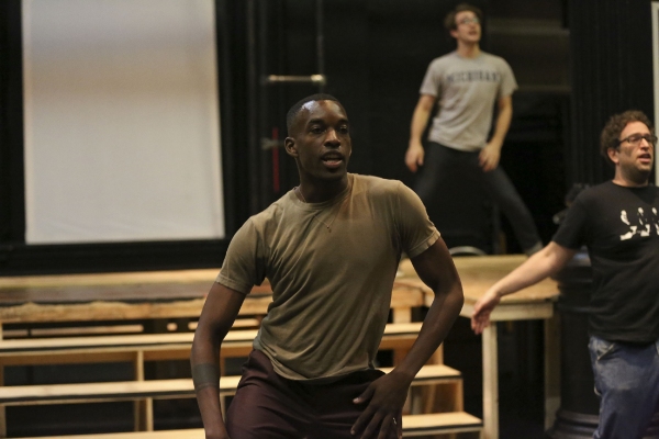Photo Flash: In Rehearsal with Adam Chanler-Berat, Andre De Shields & More for THE FORTRESS OF SOLITUDE at The Public Image