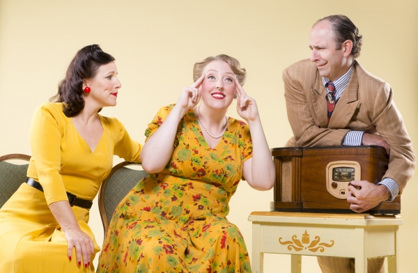 Heather Orth (center) picks up radio frequencies with her dental work while Dyan McBr Photo