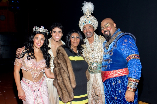 Photo Coverage: Aretha Franklin Visits ALADDIN Image