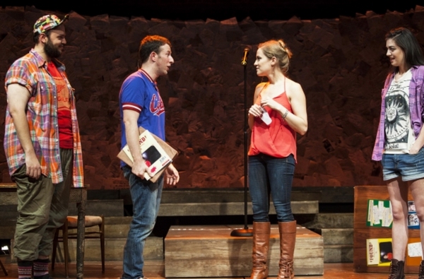 Photo Flash: Nick Blaemire, Danny Pudi, Barrett Wilbert Weed, Betsy Morgan & More Star in Hunter Bell, Lee Overtree & Eli Bolin's FOUND Off-Broadway Image
