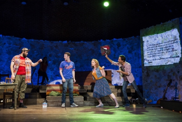 Photo Flash: Nick Blaemire, Danny Pudi, Barrett Wilbert Weed, Betsy Morgan & More Star in Hunter Bell, Lee Overtree & Eli Bolin's FOUND Off-Broadway Image