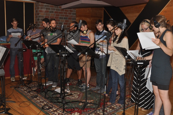 Exclusive Photo Coverage: CABARET Cast Travels Around the World for Carols For A Cure!  Image