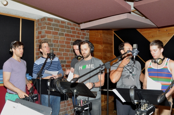 Exclusive Photo Coverage: CABARET Cast Travels Around the World for Carols For A Cure!  Image