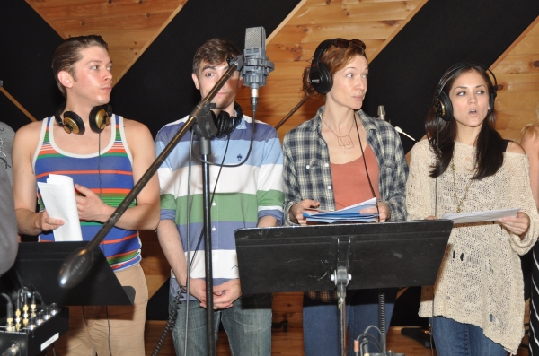 Exclusive Photo Coverage: CABARET Cast Travels Around the World for Carols For A Cure!  Image