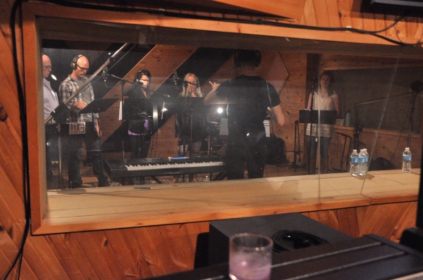 Exclusive Photo Coverage: In the Recording Studio with WICKED Cast for Carols For A Cure!  Image
