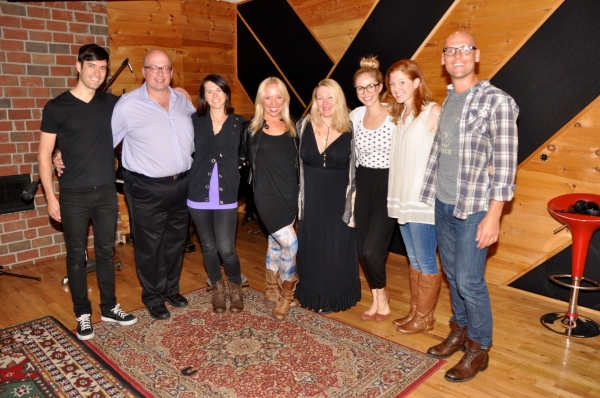 Exclusive Photo Coverage: In the Recording Studio with WICKED Cast for Carols For A Cure!  Image
