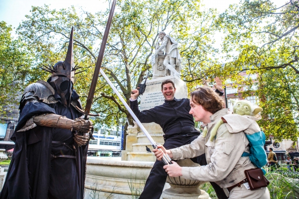 Photo Coverage: ONE MAN LORD OF THE RINGS Takes A Walk In London! 