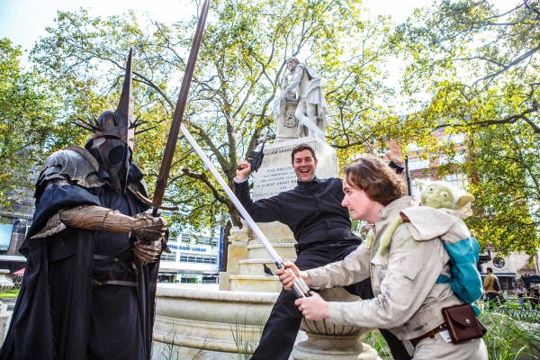 Photo Coverage: ONE MAN LORD OF THE RINGS Takes A Walk In London! Image
