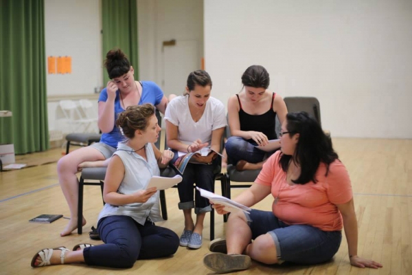 Photo Flash: In Rehersals with Honest Accomplice Theatre's THE BIRDS & THE BEES: UNABRIDGED 