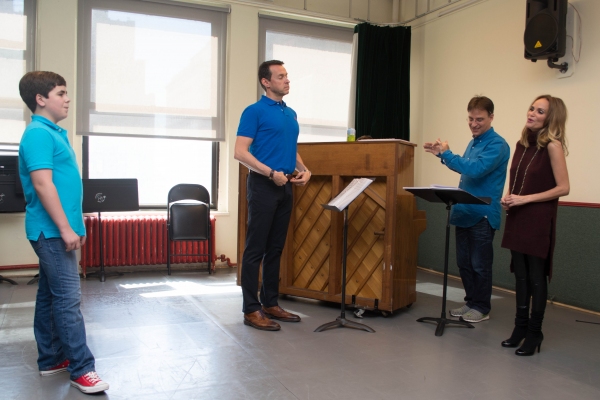 Photo Flash: Andrew Lippa, Kristin Chenoweth and More in Rehearsal for I AM HARVEY MILK Image