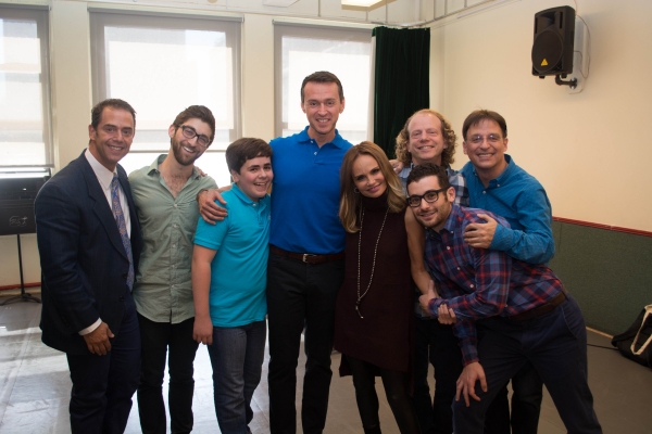 Photo Flash: Andrew Lippa, Kristin Chenoweth and More in Rehearsal for I AM HARVEY MILK Image