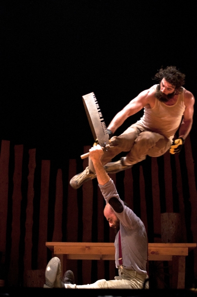 Photo Flash: Sneak Peek at Cirque Alfonse's TIMBER!, Coming to NYU Skirball 