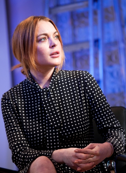 Photo Flash: First Look at Lindsay Lohan & More in West End's SPEED-THE-PLOW Image