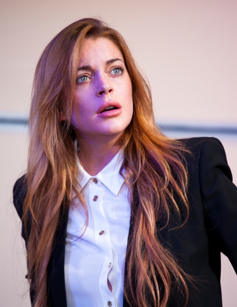 Photo Flash: First Look at Lindsay Lohan & More in West End's SPEED-THE-PLOW Image