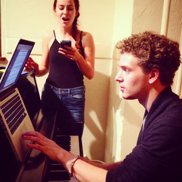 Photo Flash: In Rehearsal with the Cast of LUCKY DISASTER VOLUME 4 Image
