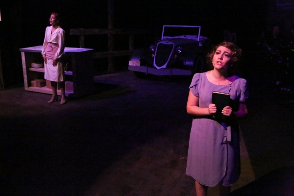 Larissa White as Bonnie and Sarah Porter as Blanche, singing ''You Love Who You Love' Photo