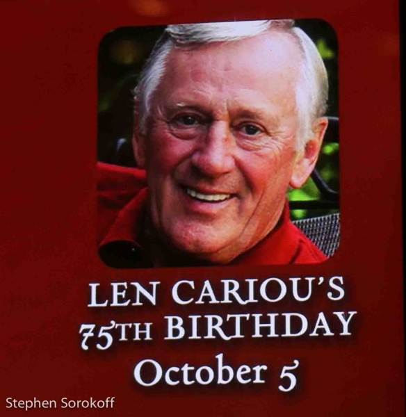 Photo Coverage: Nathan Lane, Betty Buckley & More Celebrate Len Cariou at 54 Below Image