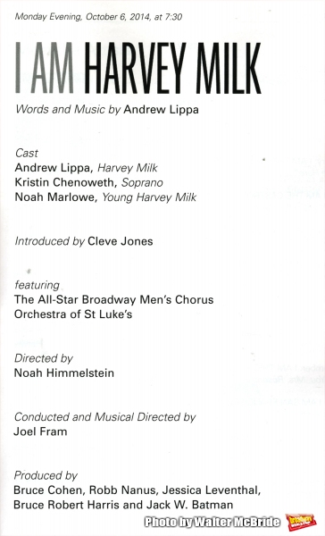 Photo Coverage: Andrew Lippa, Kristin Chenoweth & More Take Bows in I AM HARVEY MILK Concert 