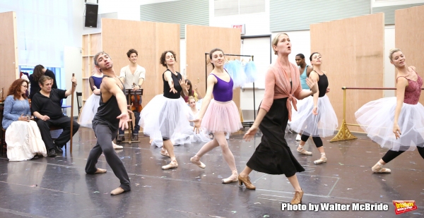 Tiler Peck and Rebecca Luker with cast  Photo