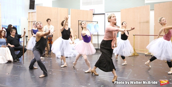 Tiler Peck and Rebecca Luker with cast Photo