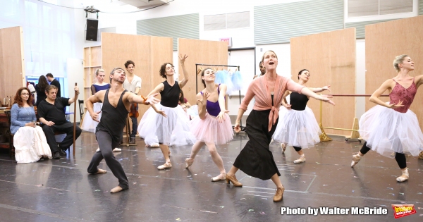 Tiler Peck and Rebecca Luker with cast Photo