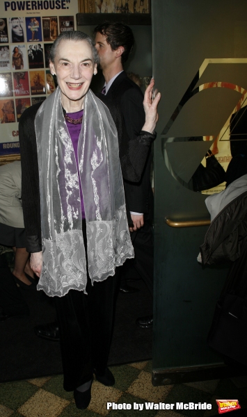 Marian Seldes arriving for the Opening Night performance for the Roundabout Theatre C Photo