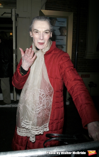 Marian Seldes attending the Broadway Opening Night performance of JOURNEY''s END at t Photo