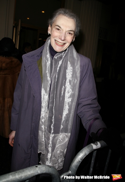 Marian Seldes Arriving for the Opening Night Performance of  THE HOMECOMING at the Co Photo