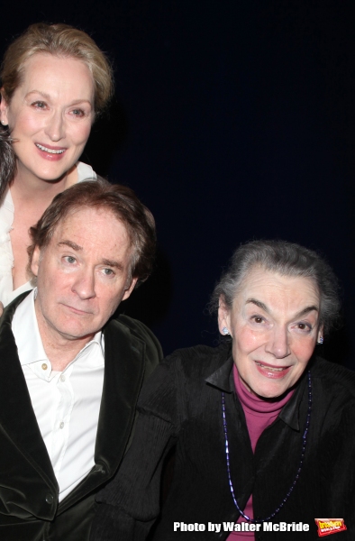 Meryl Streep, Kevin Kline & Marian Seldes Photo