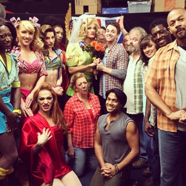 Photo Flash: Saturday Intermission Pics October 11 - MISS SAIGON Cast 'Steals' MAMMA MIA! and More! Image