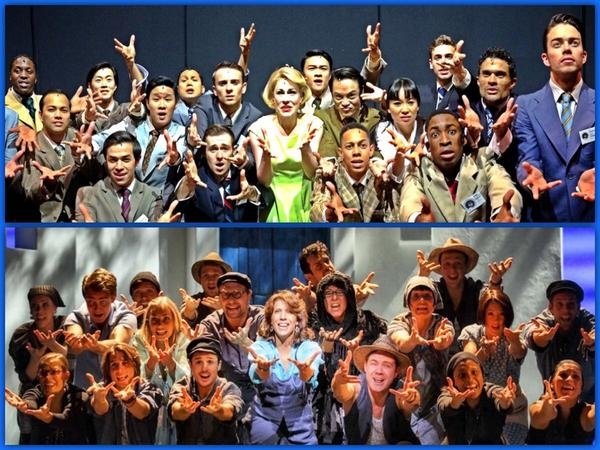 Photo Flash: Saturday Intermission Pics October 11 - MISS SAIGON Cast 'Steals' MAMMA MIA! and More! Image