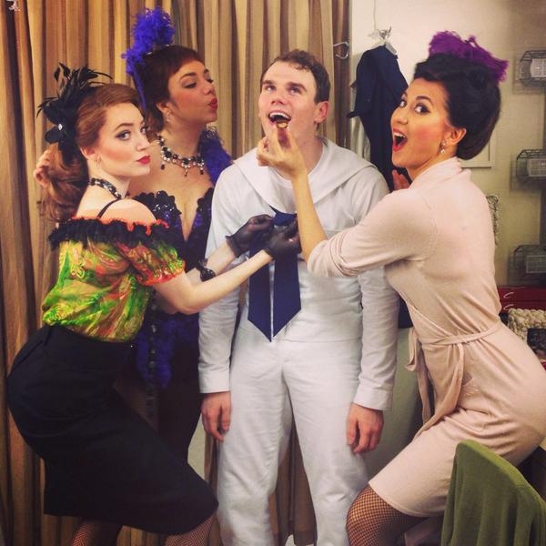 Photo Flash: Saturday Intermission Pics October 11 - MISS SAIGON Cast 'Steals' MAMMA MIA! and More! Image